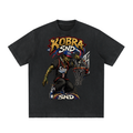 Heavyweight Vintage Washed Frayed T-Shirt