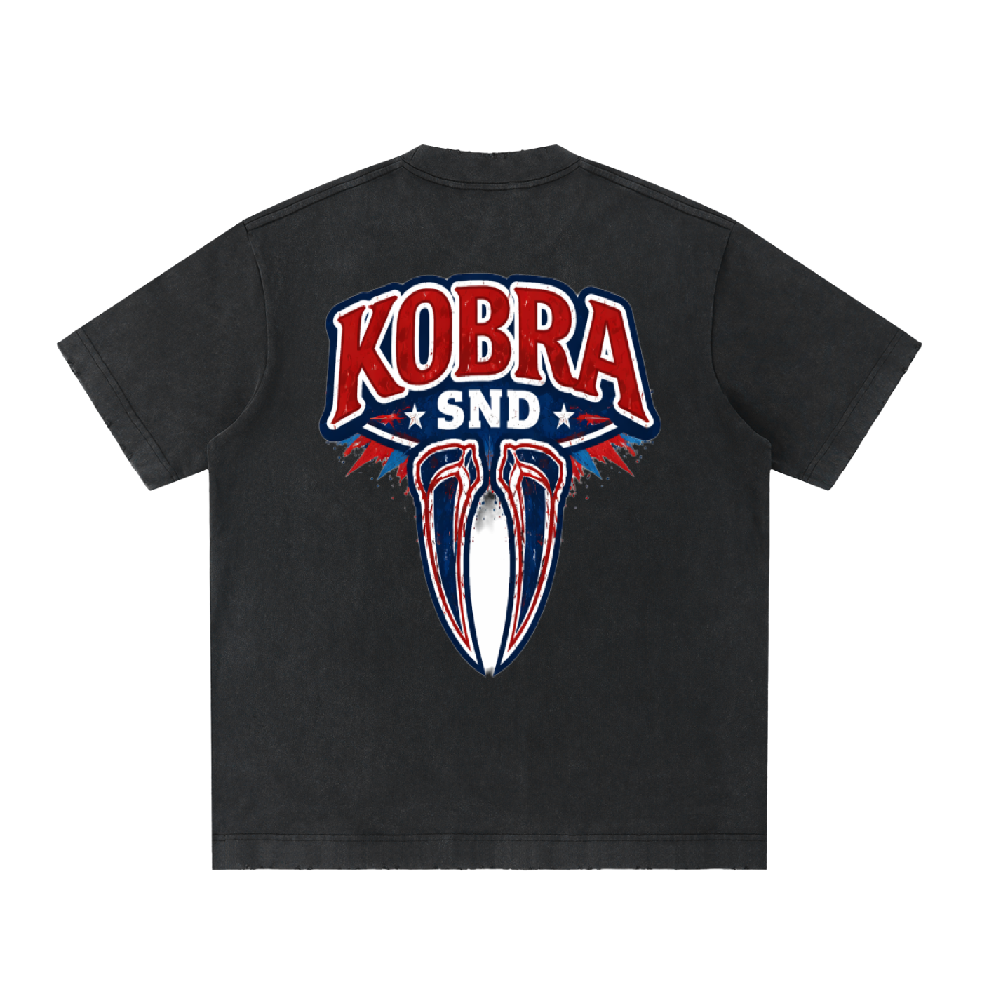 Heavyweight Vintage Washed Frayed T-Shirt