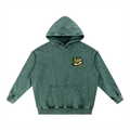 Snow Wash Hand-Frayed Heavyweight  Hoodie