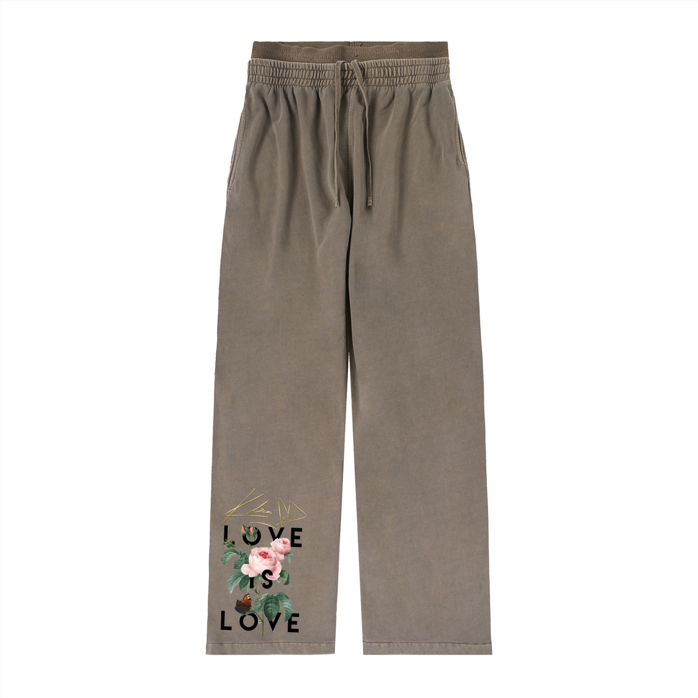 Vintage Washed Waist Pants