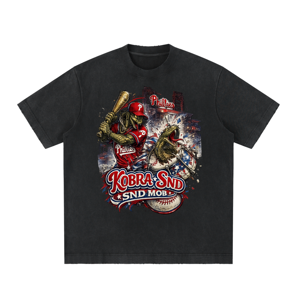 Heavyweight Vintage Washed Frayed T-Shirt