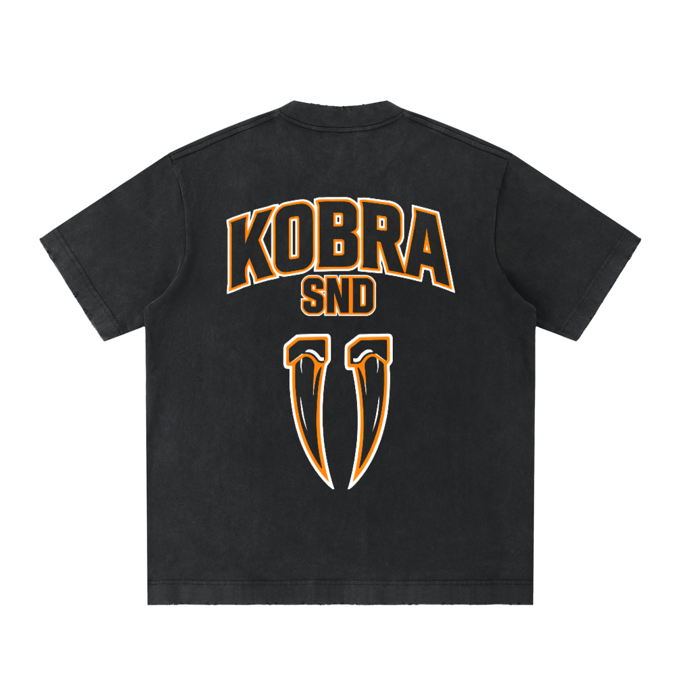 Heavyweight Vintage Washed Frayed T-Shirt