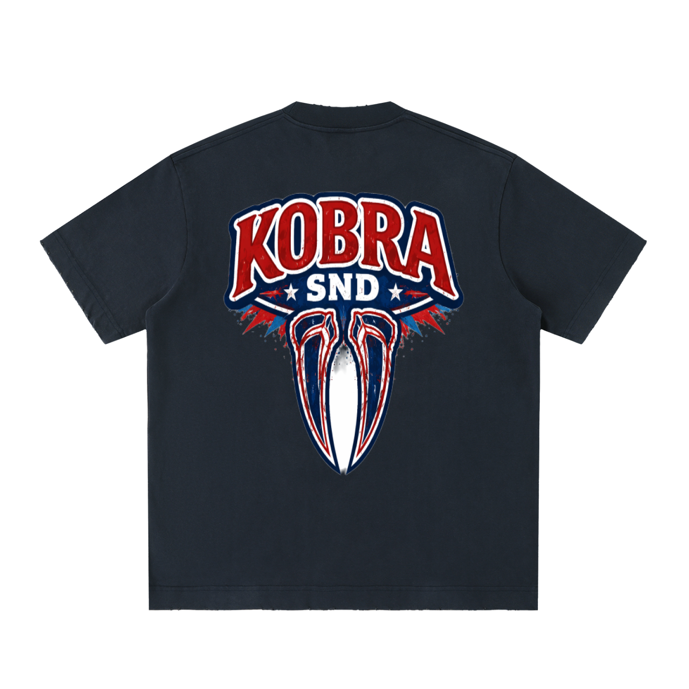 Heavyweight Vintage Washed Frayed T-Shirt