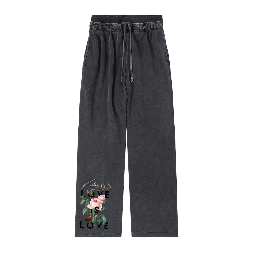 Vintage Washed Waist Pants