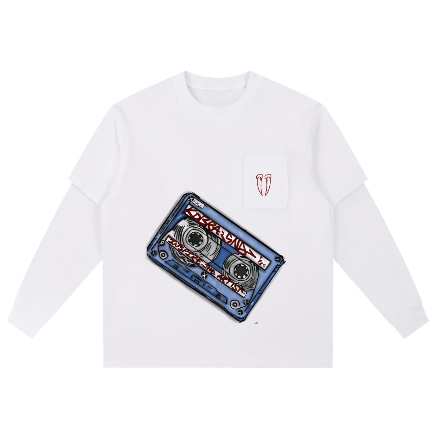 Layered Long Sleeve Oversized Tee