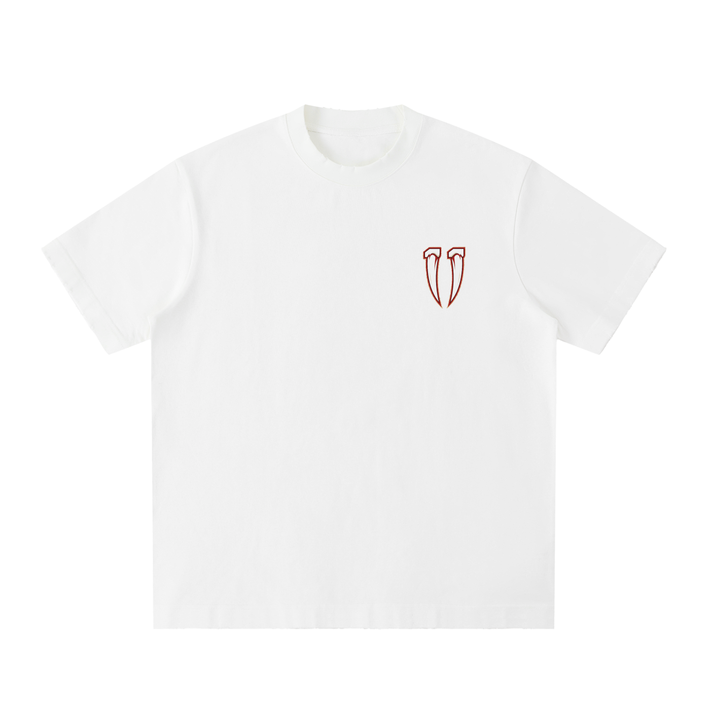 Heavyweight Vintage Washed Frayed T-Shirt