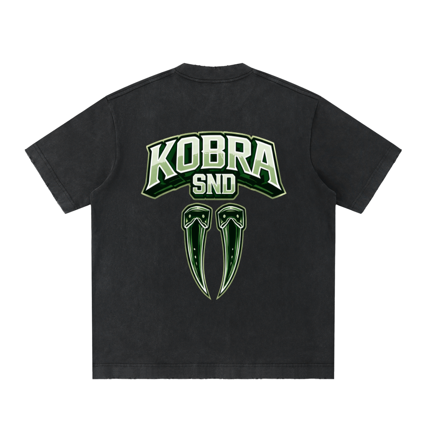 Heavyweight Vintage Washed Frayed T-Shirt