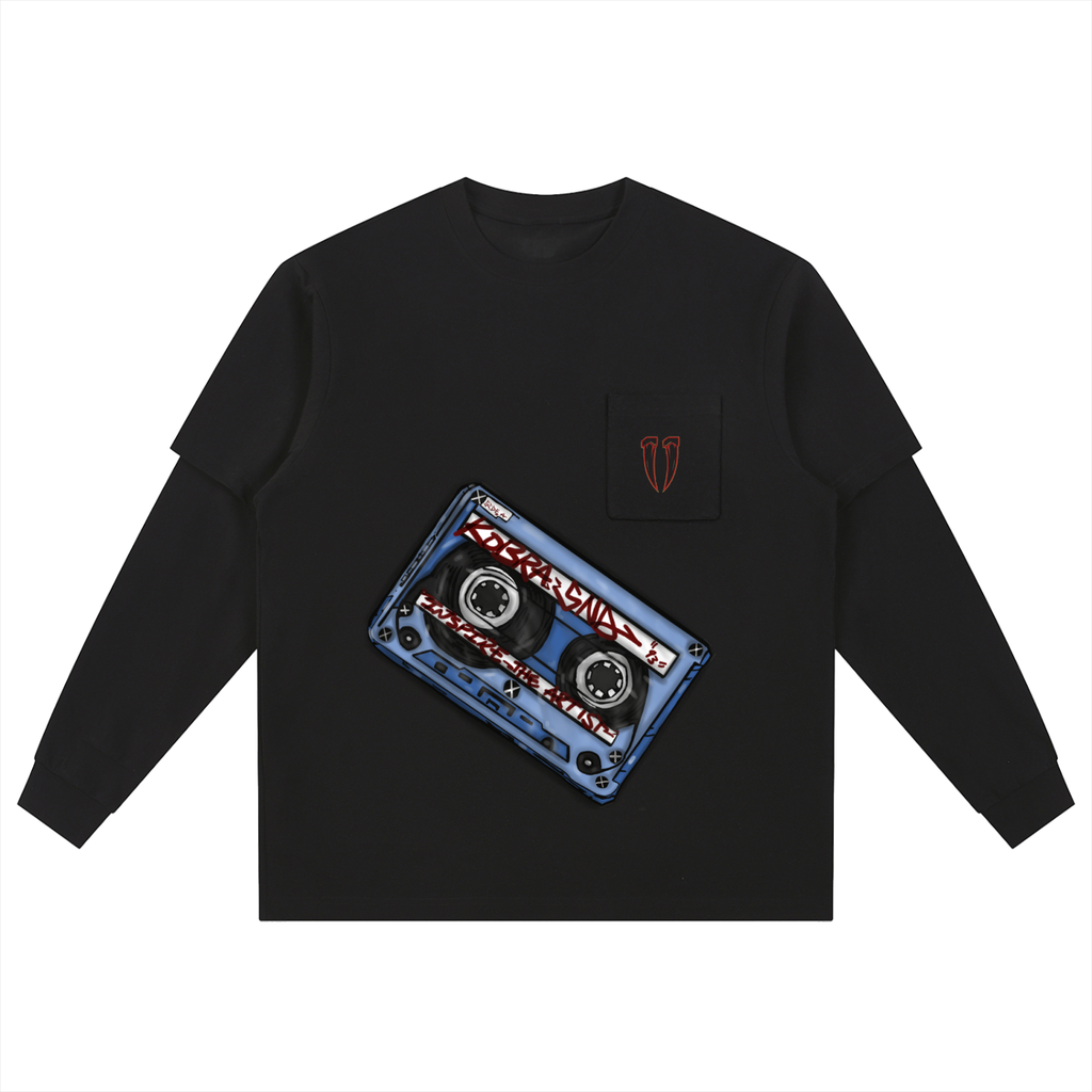 Layered Long Sleeve Oversized Tee