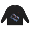 Layered Long Sleeve Oversized Tee