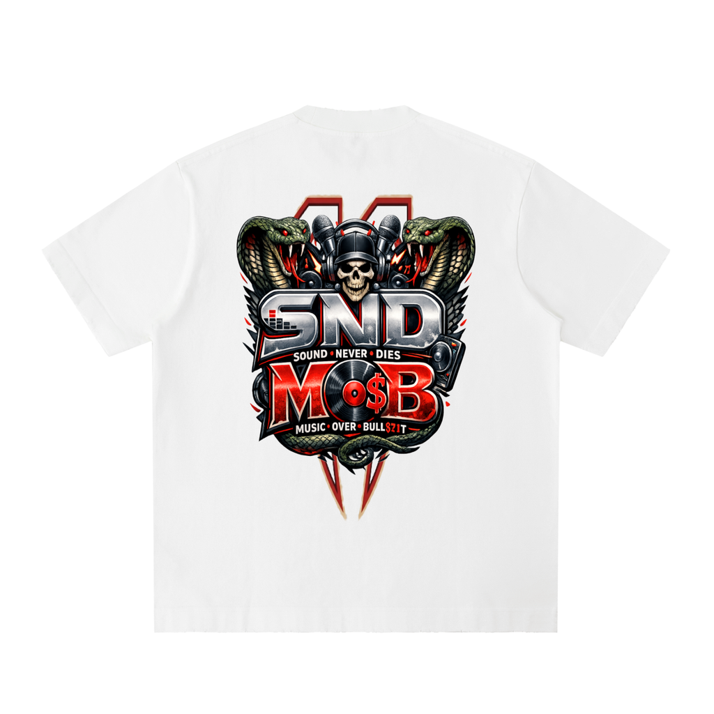 Heavyweight Vintage Washed Frayed T-Shirt