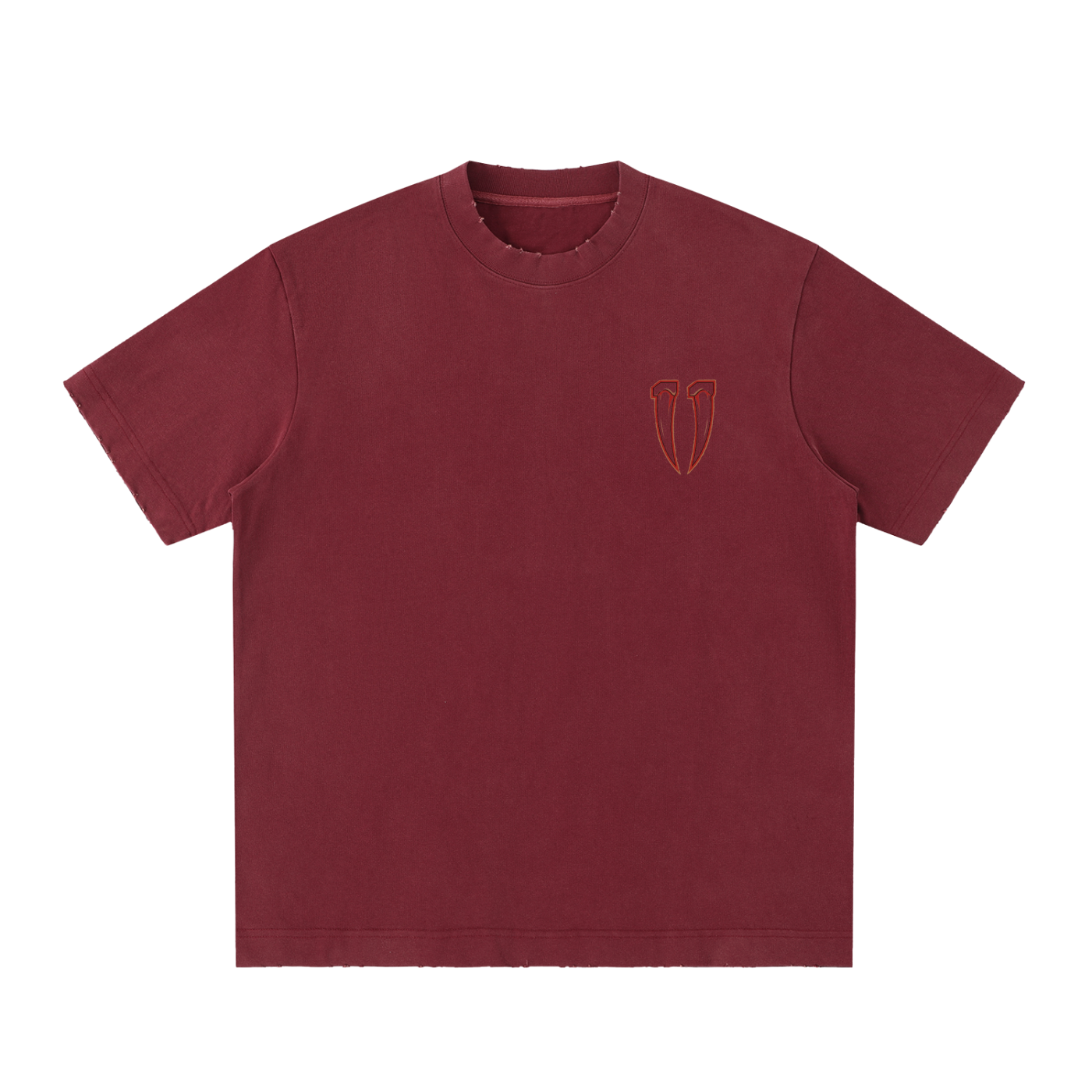 Heavyweight Vintage Washed Frayed T-Shirt