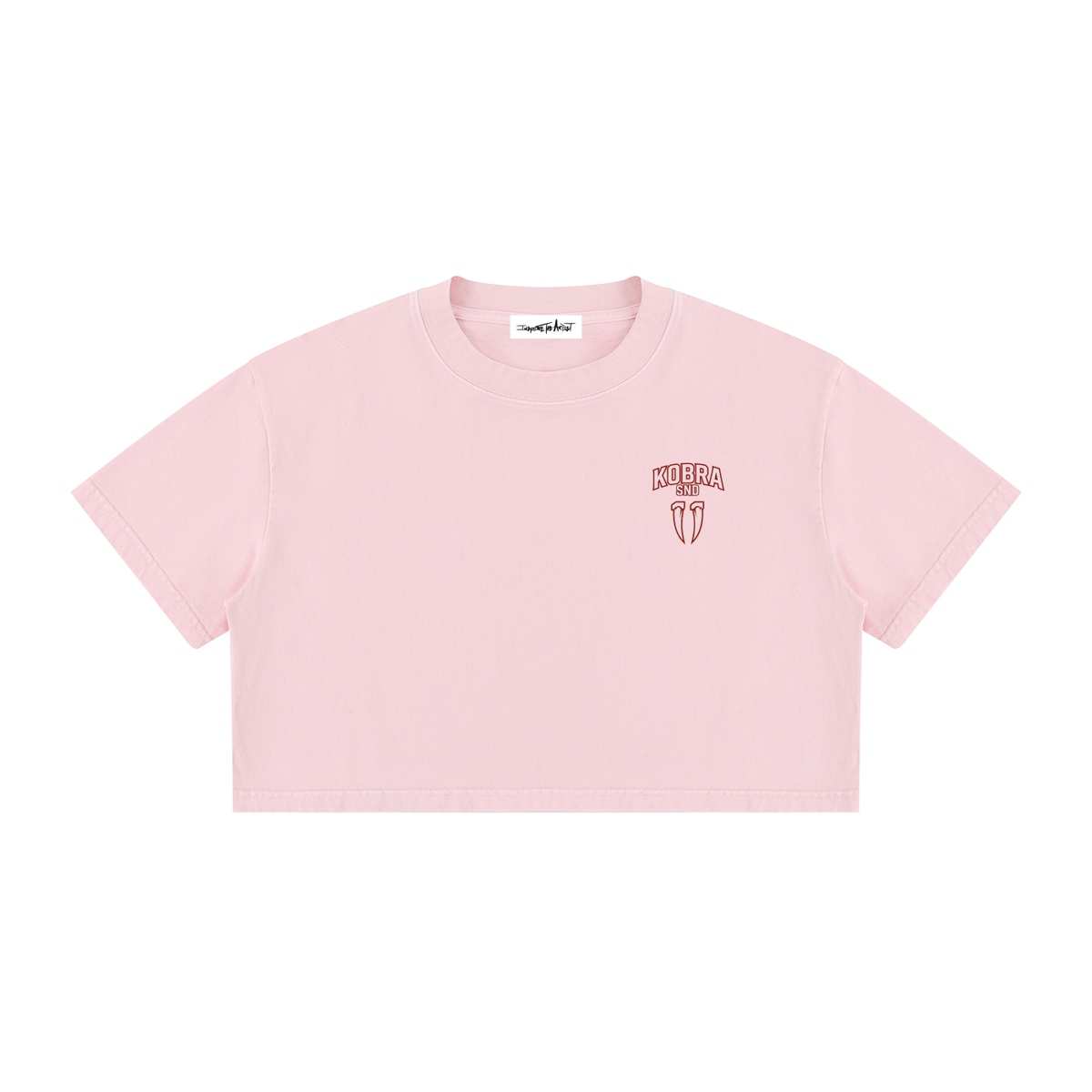 Women's Mineral Wash Cotton Crop T-Shirt