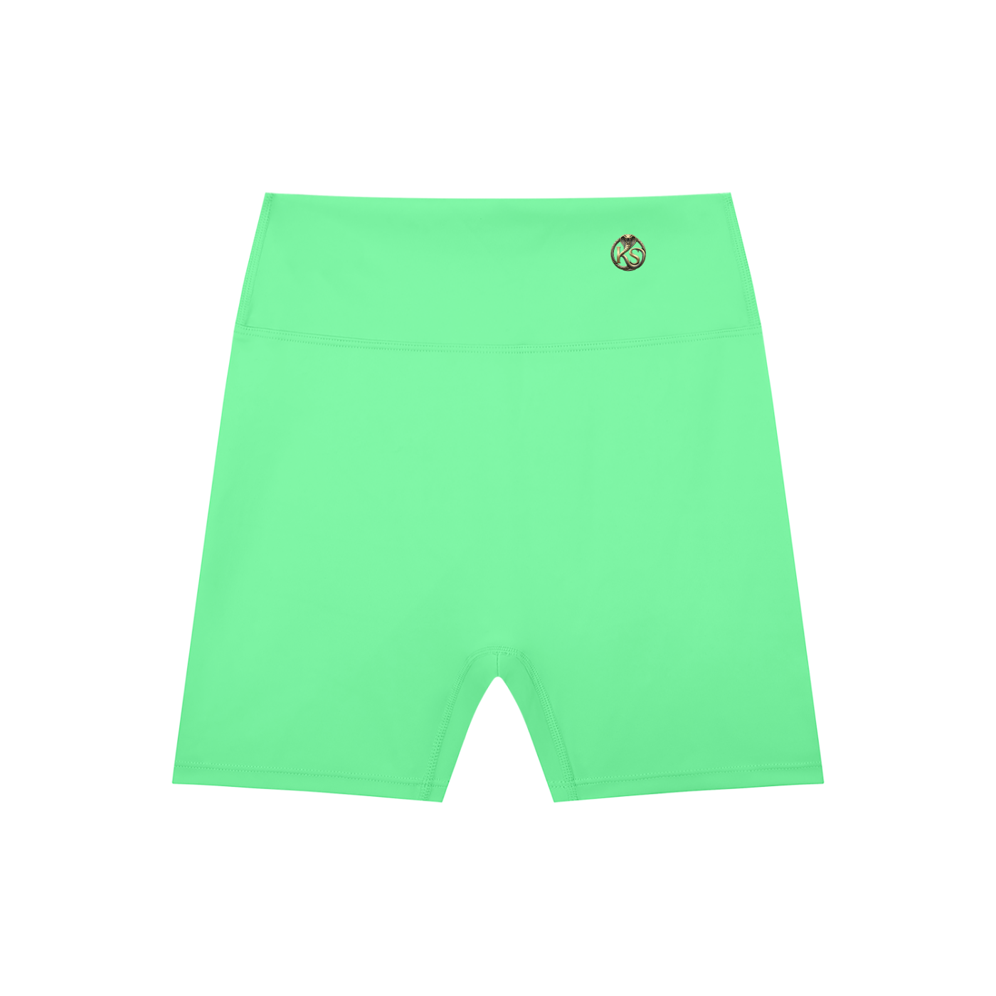High-Waisted Blend Biker Shorts