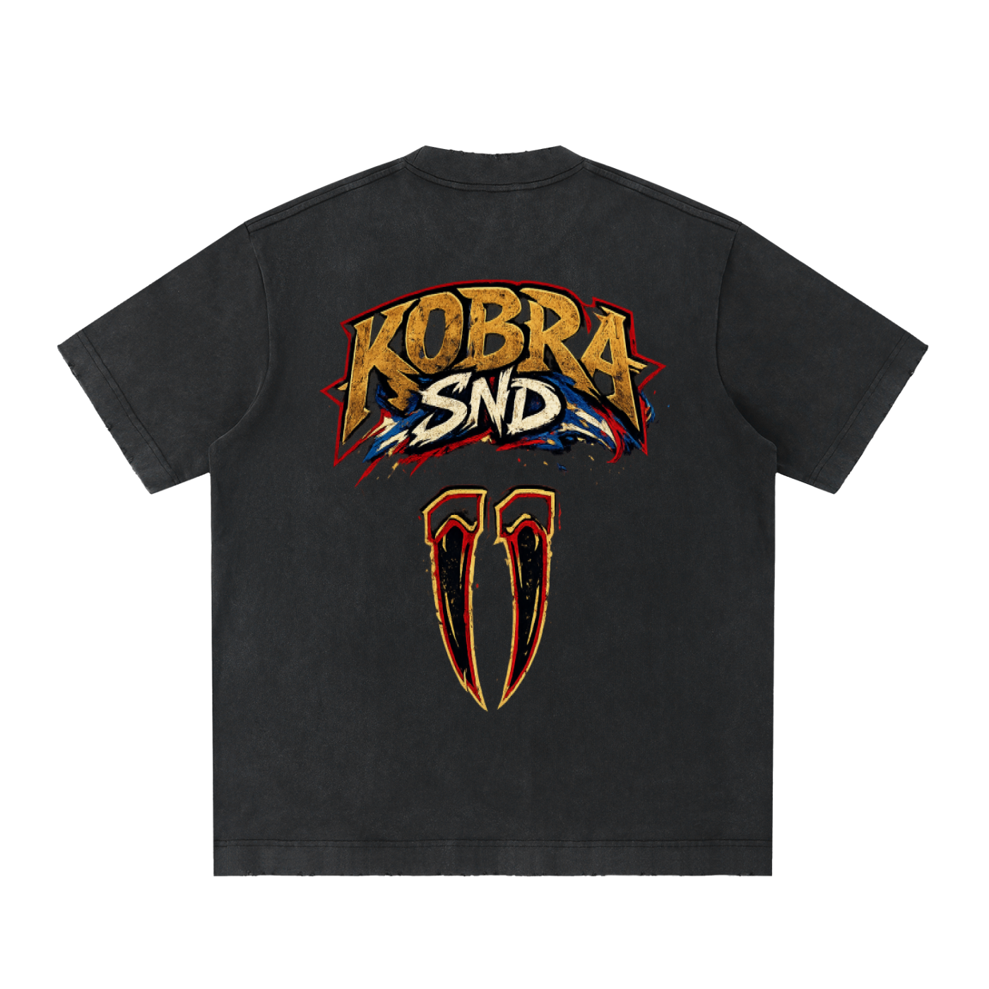 Heavyweight Vintage Washed Frayed T-Shirt